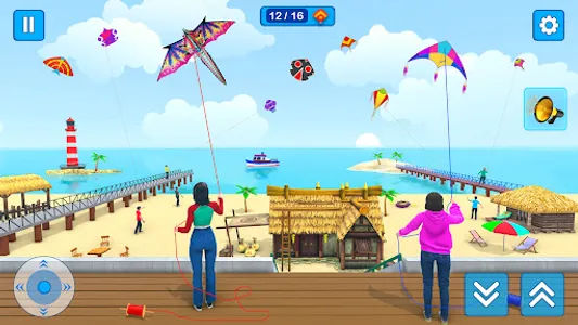 Beach Kite Flying Challenge screenshot 5