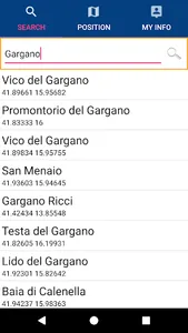 Gargano GPS Map Navigator screenshot 1