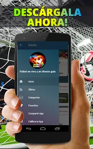 Fútbol en Vivo y Directo Guía screenshot 3