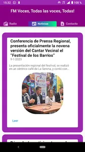 FM Voces Andacollo screenshot 2