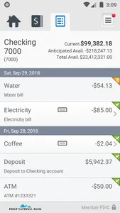 FIRST NAT BIZ APP screenshot 4