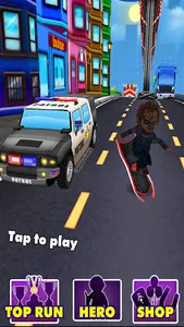 Subway Chucky Runner skyboard screenshot 0