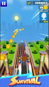 Subway Princess Run Hoverboard screenshot 1