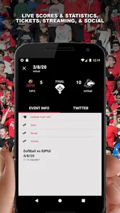 NIU Huskie Athletics screenshot 2