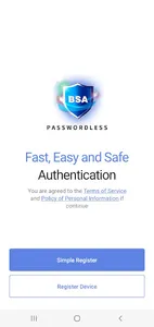 BSA Authenticator screenshot 0