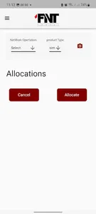 FNT Portal Product Allocation screenshot 8