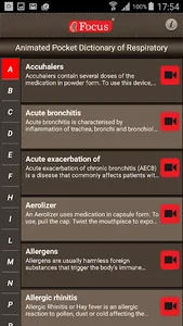 Respiratory Diseases - Dict. screenshot 1