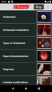 Cholesterol screenshot 1