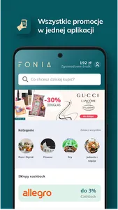 FONIA: cashback, gazetki, kody screenshot 0