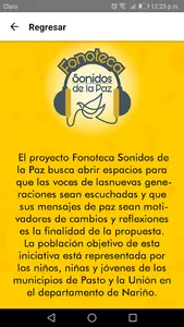 Fonoteca Sonidos de Paz - Parq screenshot 1