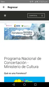 Fonoteca Sonidos de Paz - Parq screenshot 4