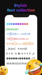 Font changer - Font keyboard screenshot 1