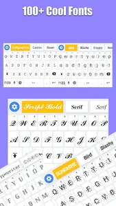 Fonts Keyboard - Fonts & Emoji screenshot 1