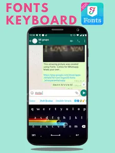 Fonts Keyboard: Stylish Text screenshot 0