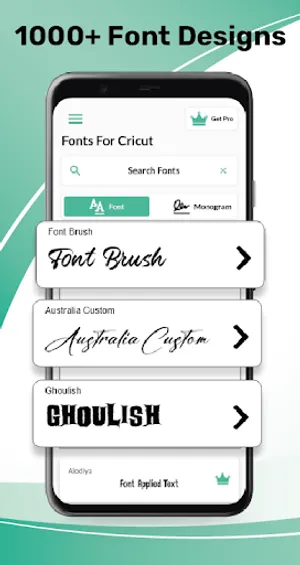 Fonts for Cricut : Art Design screenshot 0