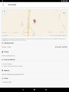 Kirtland Grill screenshot 7