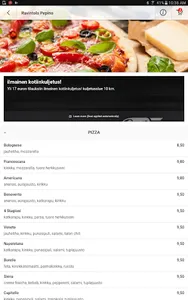 Ravintola Pepino screenshot 6