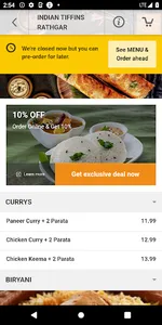 Indian Tiffins Rathgar screenshot 2