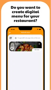 FoodEx - QR code menu screenshot 2