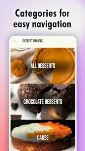 Dessert Recipes screenshot 1