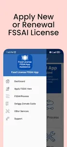 Food Licence App screenshot 2