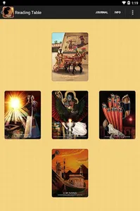 The Journey into Egypt Tarot screenshot 4