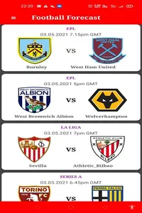 Football Forecast । prediction screenshot 0