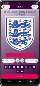 Football Quiz -Teams & Leagues screenshot 1