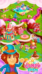 Candy Farm: Cake & cookie city screenshot 10