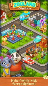 Farm Zoo Happy Day in Pet City screenshot 0