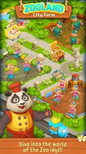 Farm Zoo Happy Day in Pet City screenshot 11