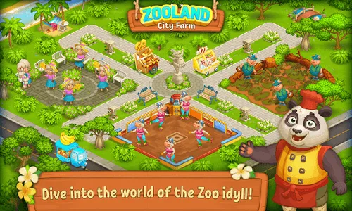 Farm Zoo Happy Day in Pet City screenshot 14