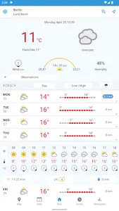 Foreca Weather & Radar screenshot 8