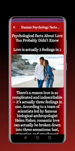 Psychology Facts About Love screenshot 0