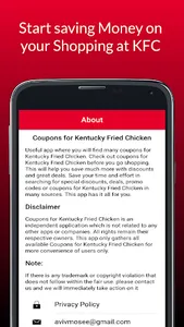 Coupons Kentucky Fried Chicken screenshot 3