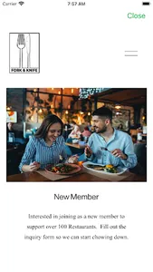 Fork & Knife Dining Club screenshot 2