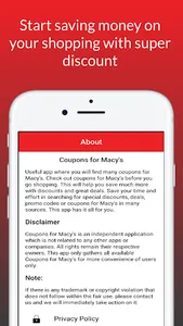 Coupons for Macy's screenshot 3