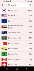 Simple Currency Converter Calc screenshot 2