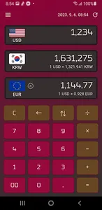 Simple Currency Converter Calc screenshot 4
