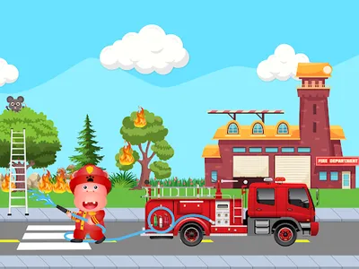 Fireman for Kids - Fire Truck screenshot 17