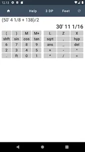 FtIn Calculator screenshot 0