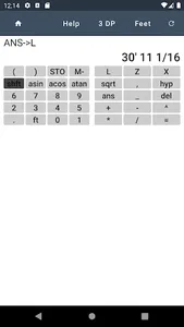 FtIn Calculator screenshot 1