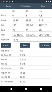 Hip Roof Calculator screenshot 0