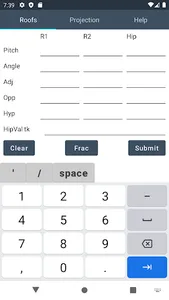 Hip Roof Calculator screenshot 1