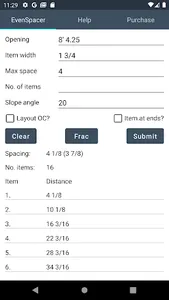 EvenSpacer screenshot 1