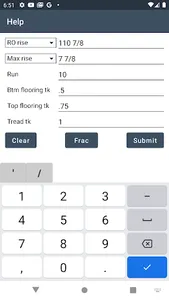 Stair stringer calculator screenshot 0