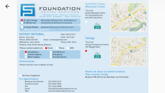 Express Referrals for FDS screenshot 2
