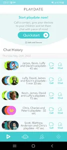 PlayDate: secure chat for kids screenshot 0