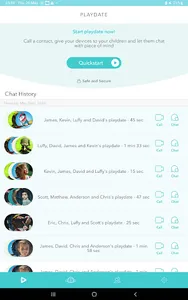 PlayDate: secure chat for kids screenshot 2