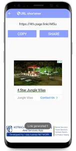 4th URL shortener screenshot 1